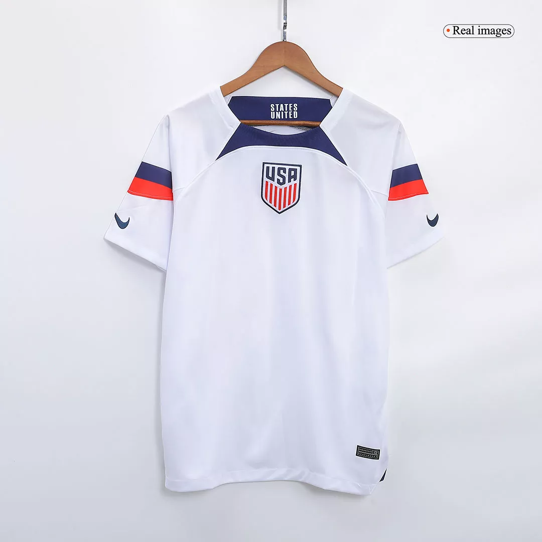 REYNA #7 USA Football Shirt Home 2022 - bestfootballkits
