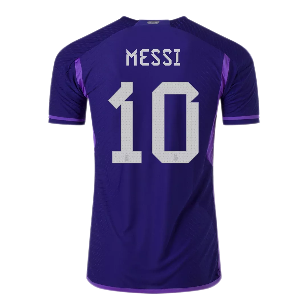 Authentic Messi #10 Argentina Football Shirt Away 2022
