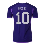 Authentic Messi #10 Argentina Football Shirt Away 2022 - bestfootballkits