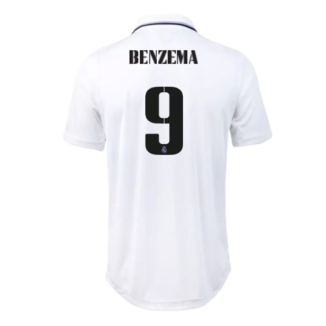 Authentic BENZEMA #9 Real Madrid Football Shirt Home 2022/23