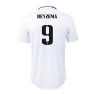 Authentic BENZEMA #9 Real Madrid Football Shirt Home 2022/23 - bestfootballkits