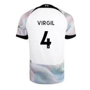 VIRGIL #4 Liverpool Football Shirt Away 2022/23 - bestfootballkits