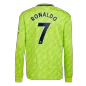 Ronaldo #7 Manchester United Long Sleeve Football Shirt Third Away 2022/23 - bestfootballkits