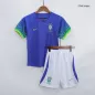 Brazil Football Mini Kit (Shirt+Shorts) Away 2022 - bestfootballkits