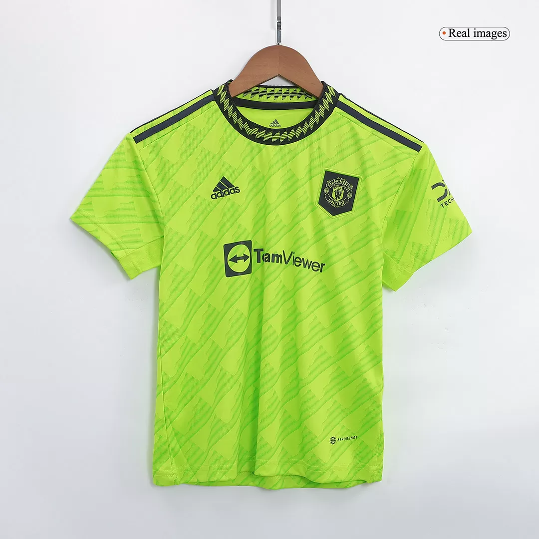 Manchester United Football Mini Kit (Shirt+Shorts) Third Away 2022/23 - bestfootballkits