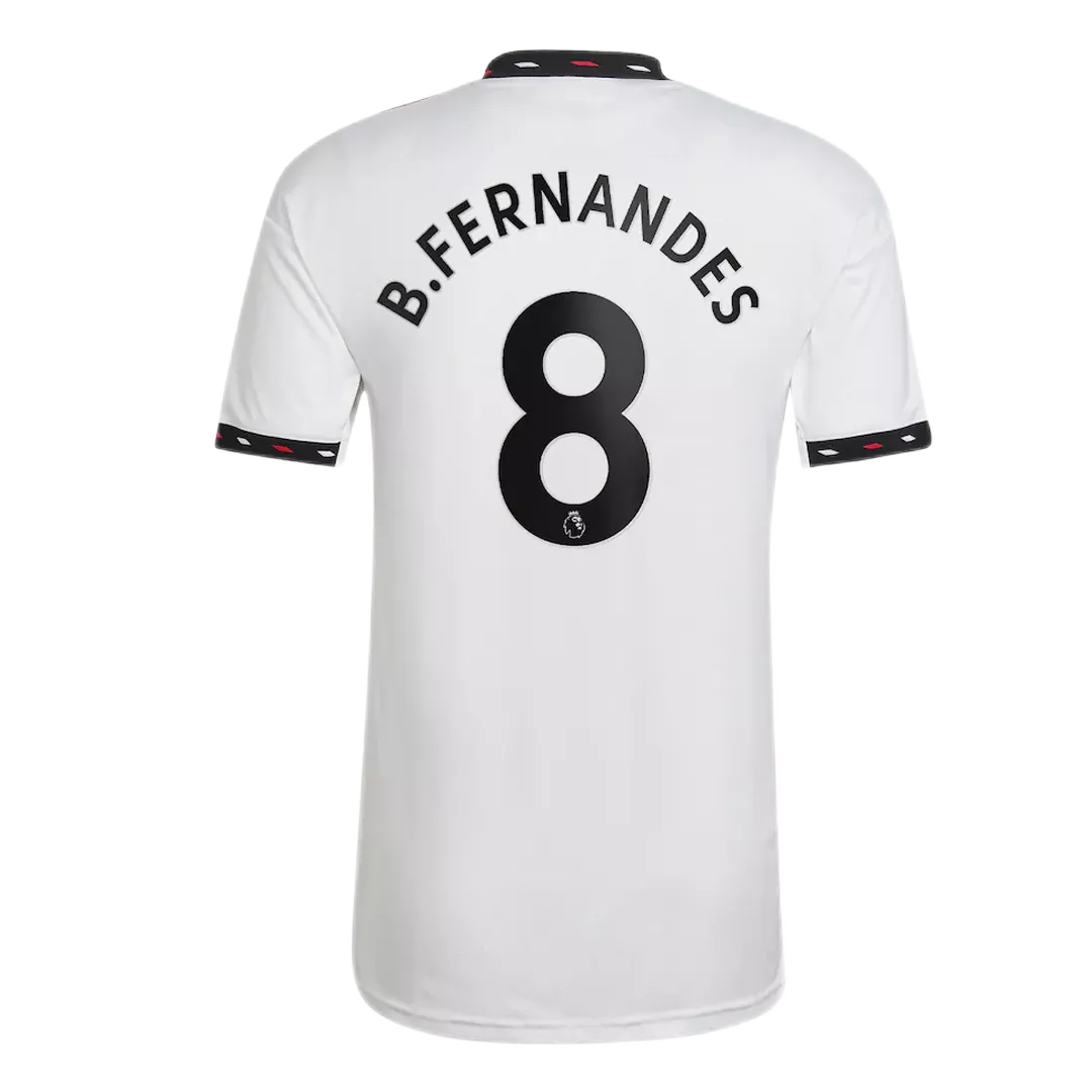 B.FERNANDES #8 Manchester United Football Shirt Away 2022/23