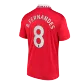 B.FERNANDES #8 Manchester United Football Shirt Home 2022/23 - bestfootballkits