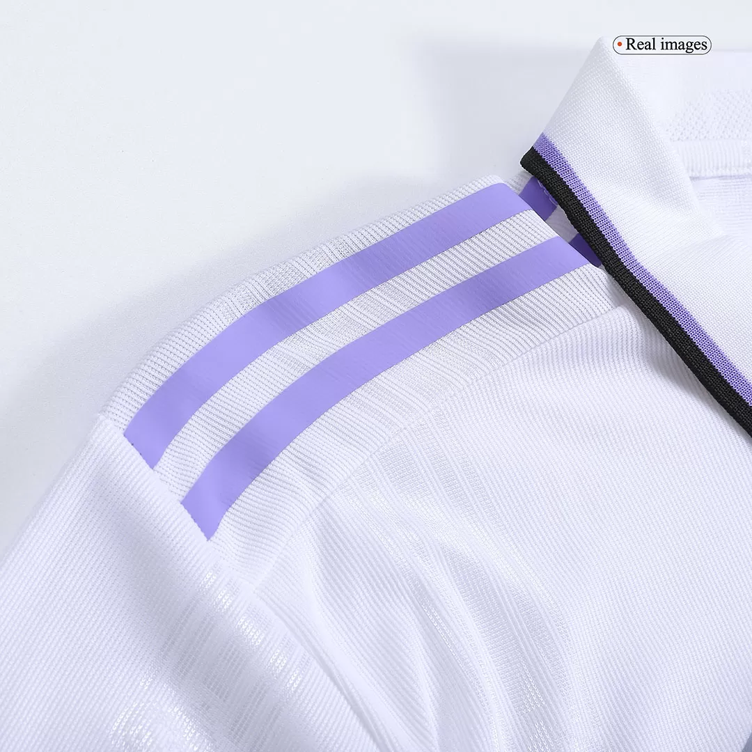 Authentic ALABA #4 Real Madrid Long Sleeve Football Shirt Home 2022/23 - bestfootballkits