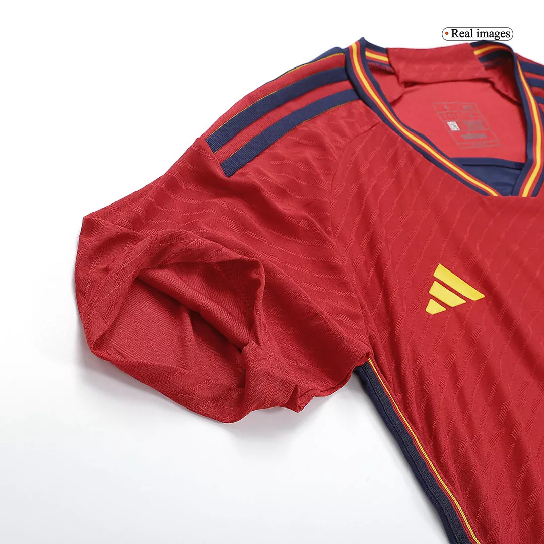 Authentic SERGIO #5 Spain Football Shirt Home 2022 - bestfootballkits