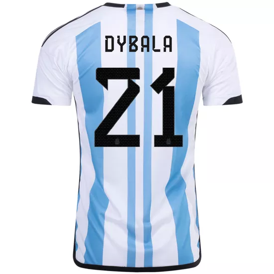 DYBALA #21 Argentina Football Shirt Home 2022 - bestfootballkits