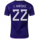 L. MARTINEZ #22 Argentina Football Shirt Away 2022 - bestfootballkits