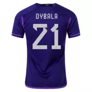 DYBALA #21 Argentina Football Shirt Away 2022 - bestfootballkits