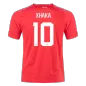 XHAKA #10 Switzerland Football Shirt Home 2022 - bestfootballkits
