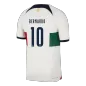 Authentic BERNARDO #10 Portugal Football Shirt Away 2022 - bestfootballkits