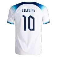 Authentic STERLING #10 England Football Shirt Home 2022 - bestfootballkits