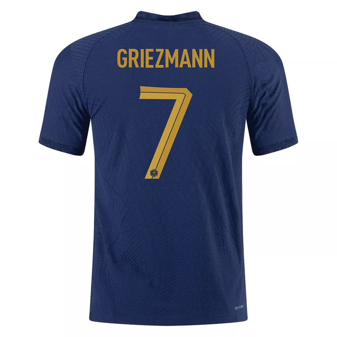Authentic GRIEZMANN #7 France Football Shirt Home 2022
