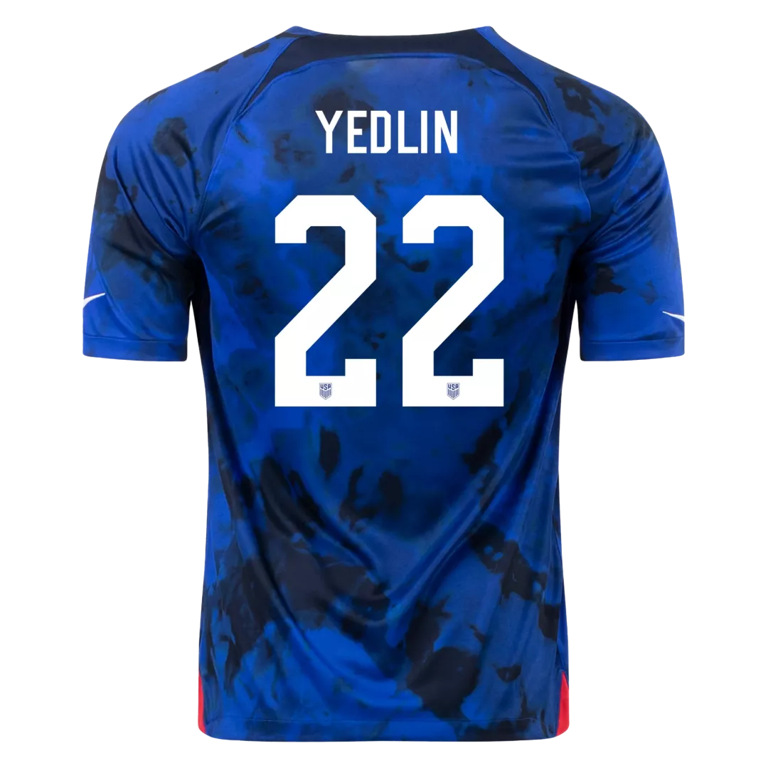 YEDLIN #22 USA Football Shirt Away 2022