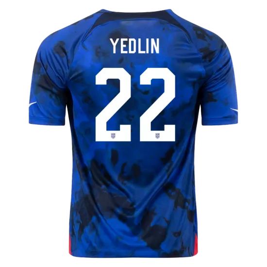 YEDLIN #22 USA Football Shirt Away 2022 - bestfootballkits