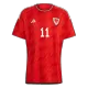 BALE #11 Wales Football Shirt Home 2022 - bestfootballkits