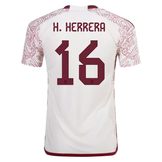 Authentic H.HERRERA #16 Mexico Football Shirt Away 2022 - bestfootballkits
