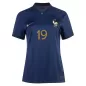 Women's BENZEMA #19 France Football Shirt Home 2022 - bestfootballkits