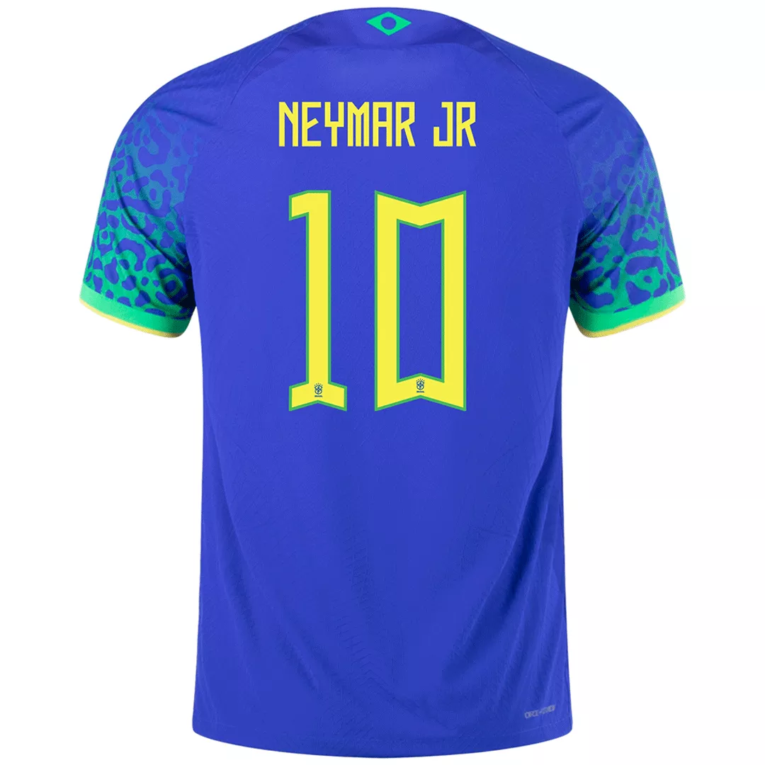 Authentic NEYMAR JR #10 Brazil Football Shirt Away 2022
