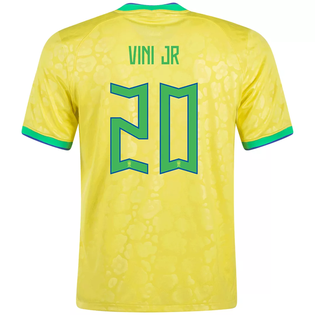 VINI JR #20 Brazil Football Shirt Home 2022