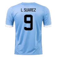 L. SUAREZ #9 Uruguay Football Shirt Home 2022 - bestfootballkits