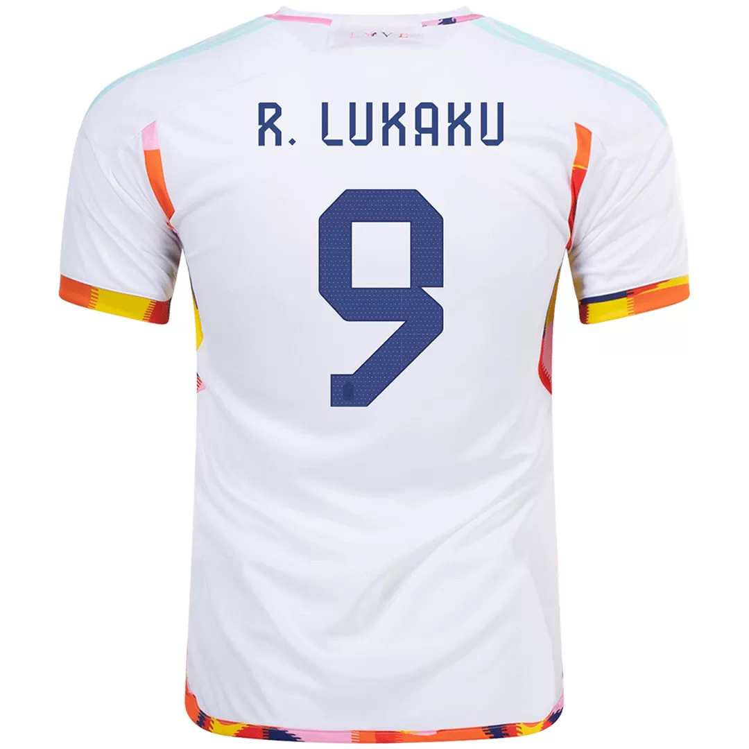 R.LUKAKU #9 Belgium Football Shirt Away 2022 - bestfootballkits