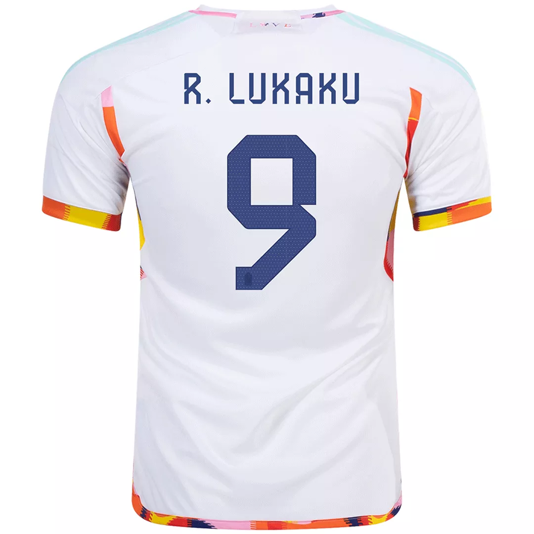 R.LUKAKU #9 Belgium Football Shirt Away 2022
