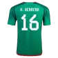 Authentic H.HERRERA #16 Mexico Football Shirt Home 2022 - bestfootballkits