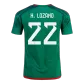 H.LOZANO #22 Mexico Football Shirt Home 2022 - bestfootballkits