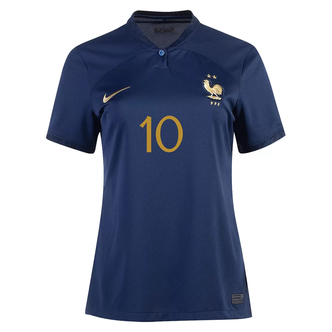 Women's MBAPPE #10 France Football Shirt Home 2022 - bestfootballkits