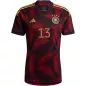 MÜLLER #13 Germany Football Shirt Away 2022 - bestfootballkits