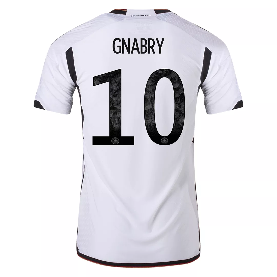 Authentic GNABRY #10 Germany Football Shirt Home 2022