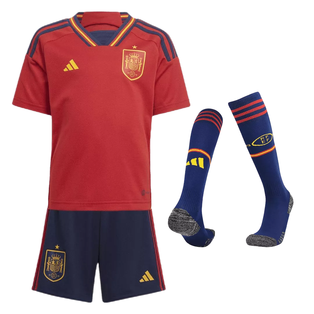 Spain Football Mini Kit (Shirt+Shorts+Socks) Home 2022