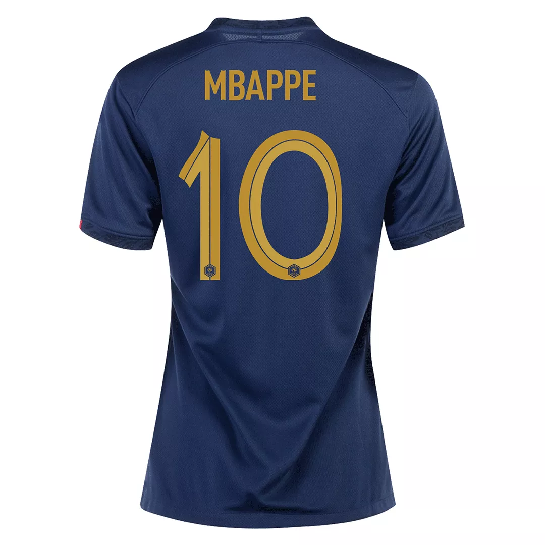 Women's MBAPPE #10 France Football Shirt Home 2022