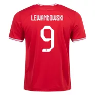 LEWANDOWSKI #9 Poland Football Shirt Away 2022 - bestfootballkits