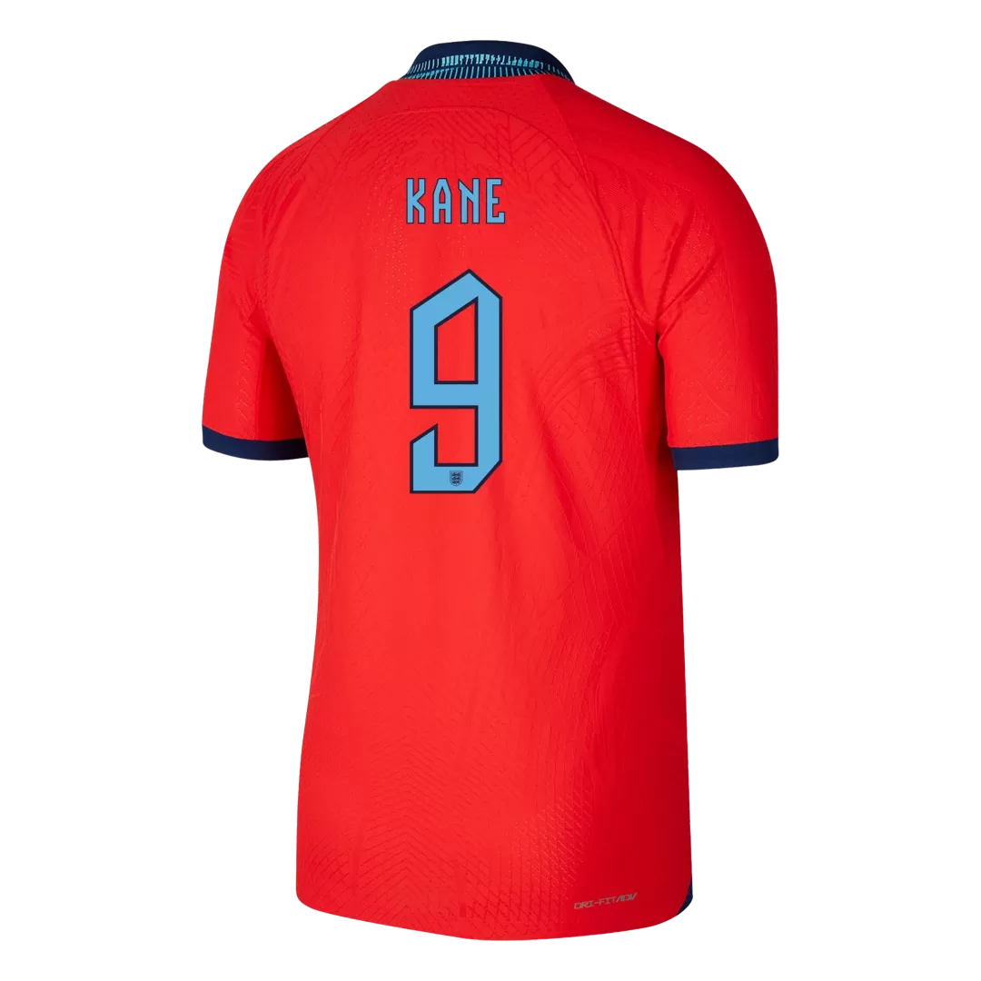 Authentic KANE #9 England Football Shirt Away 2022
