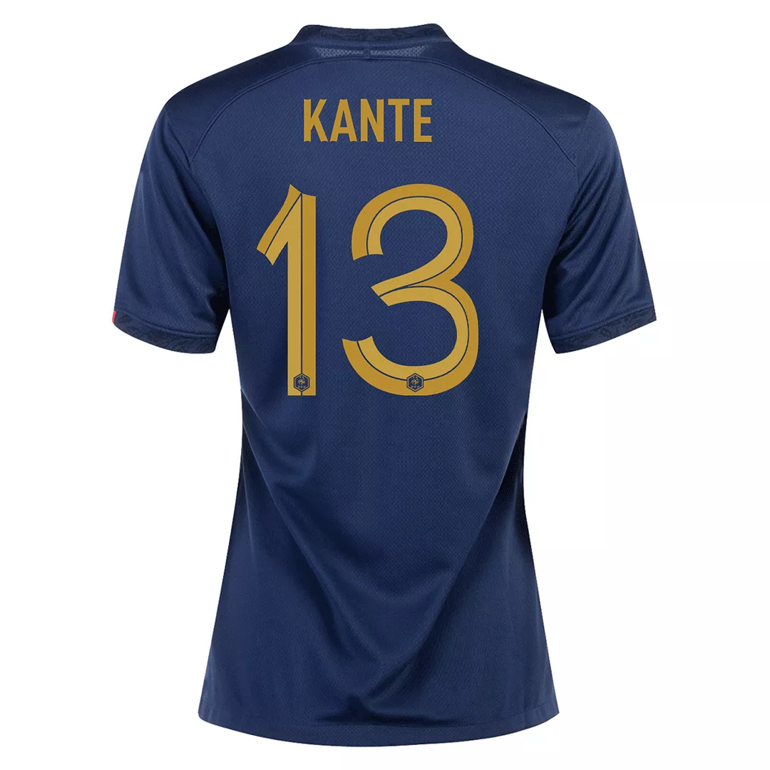 Women's KANTE #13 France Football Shirt Home 2022