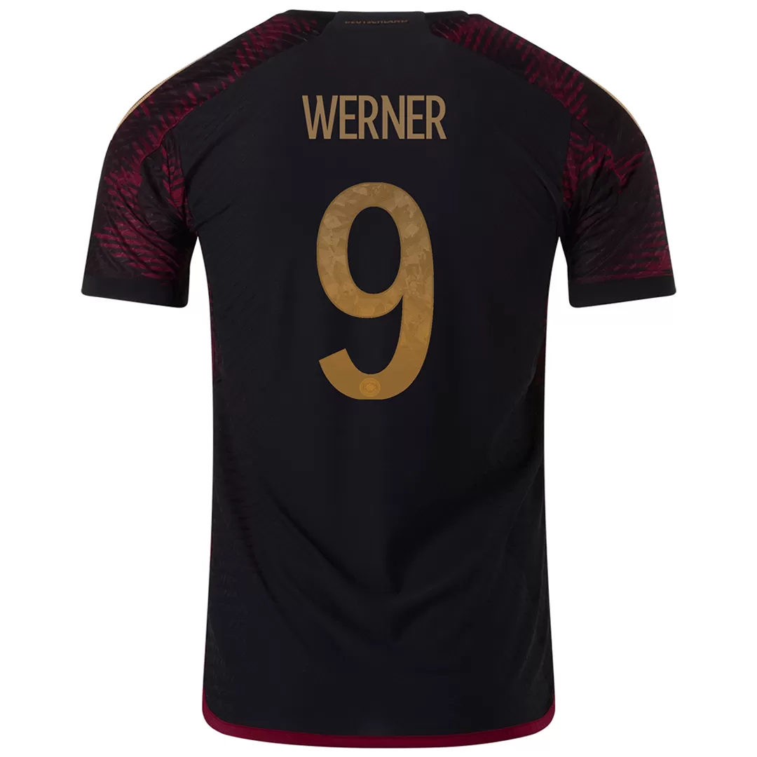 Authentic WERNER #9 Germany Football Shirt Away 2022
