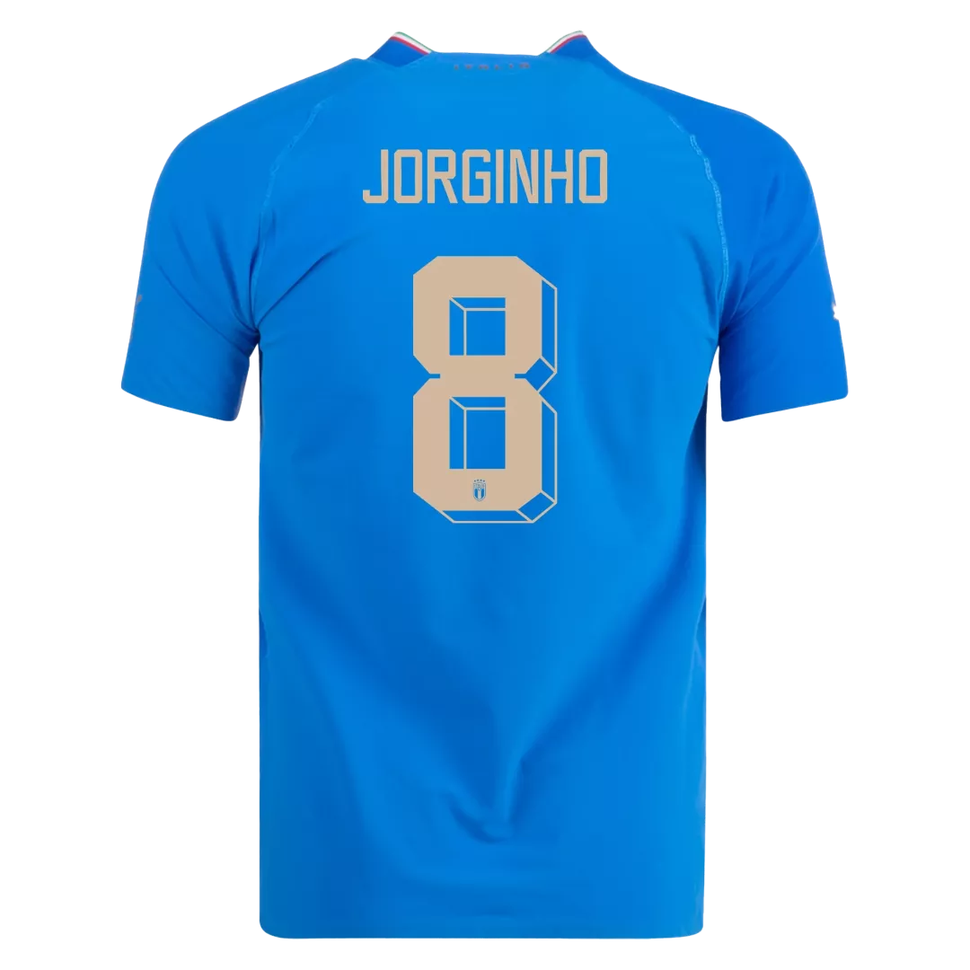 Authentic JORGINHO #8 Italy Football Shirt Home 2022