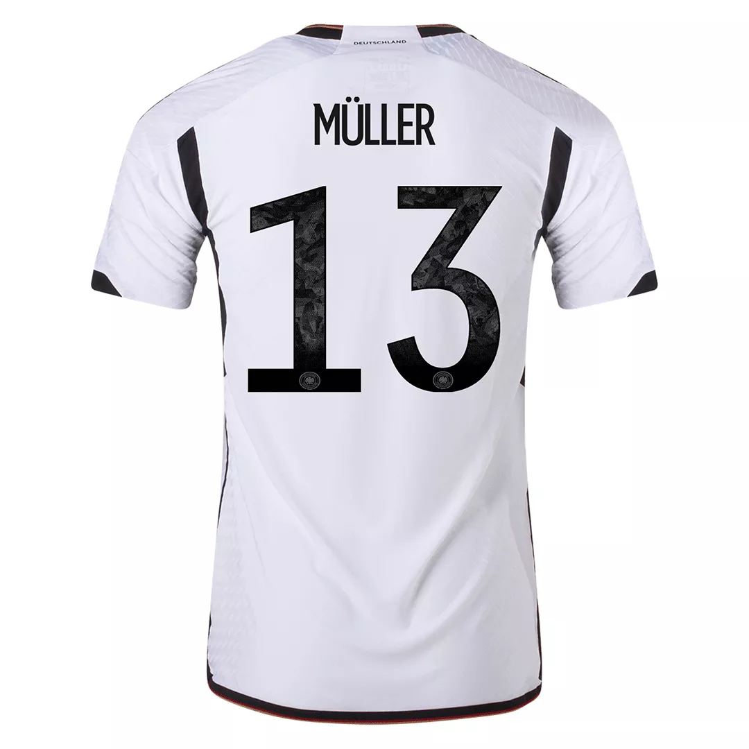 Authentic MÜLLER #13 Germany Football Shirt Home 2022