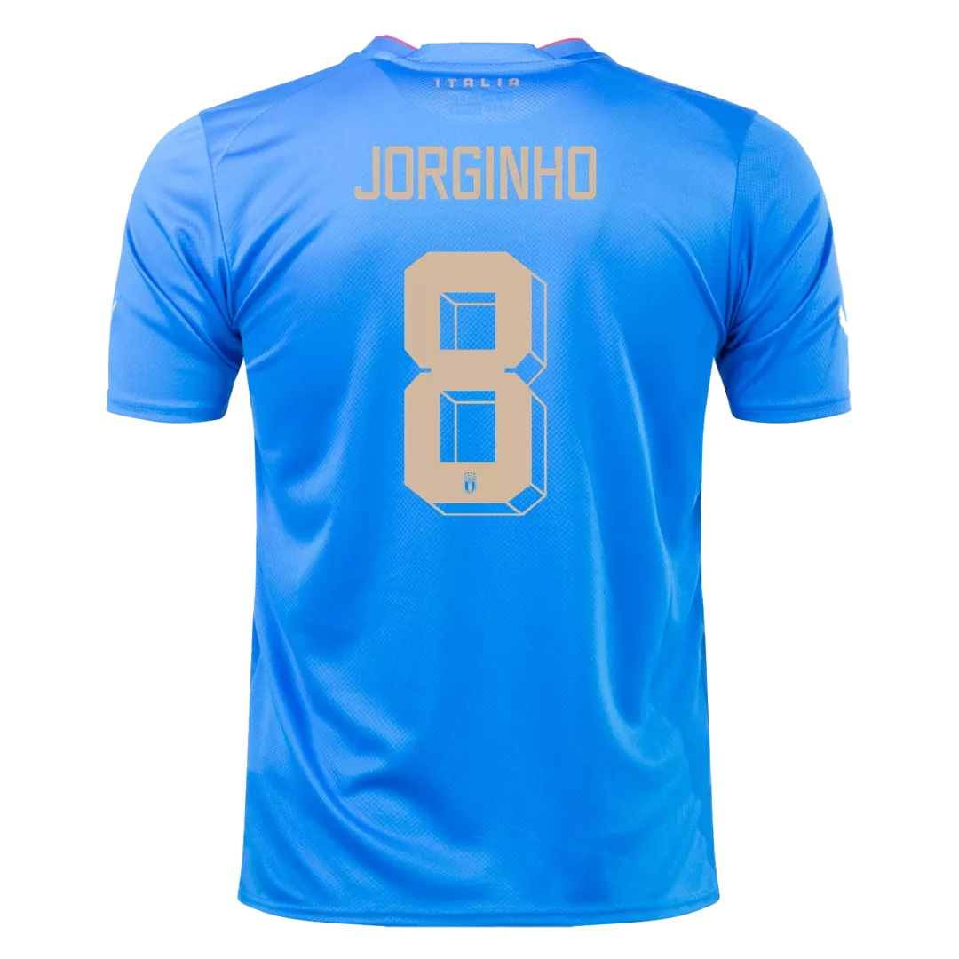 JORGINHO #8 Italy Football Shirt Home 2022