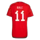 BALE #11 Wales Football Shirt Home 2022 - bestfootballkits