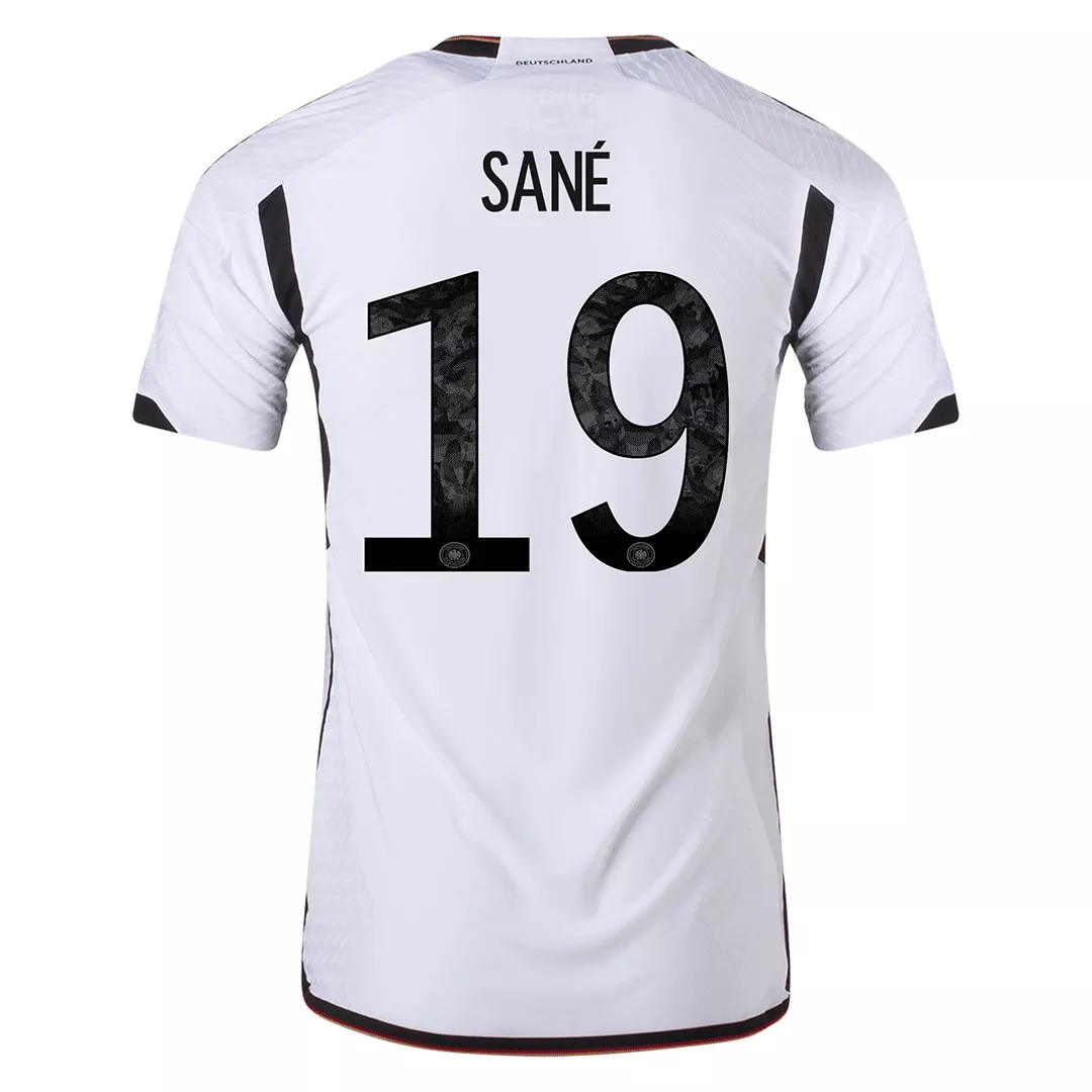 Authentic SANÉ #19 Germany Football Shirt Home 2022