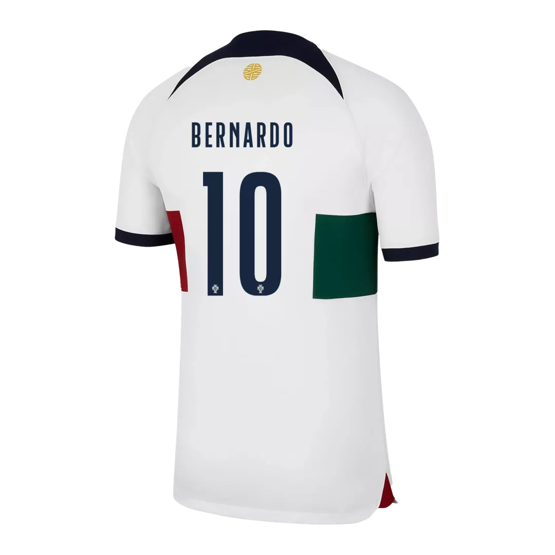 BERNARDO #10 Portugal Football Shirt Away 2022