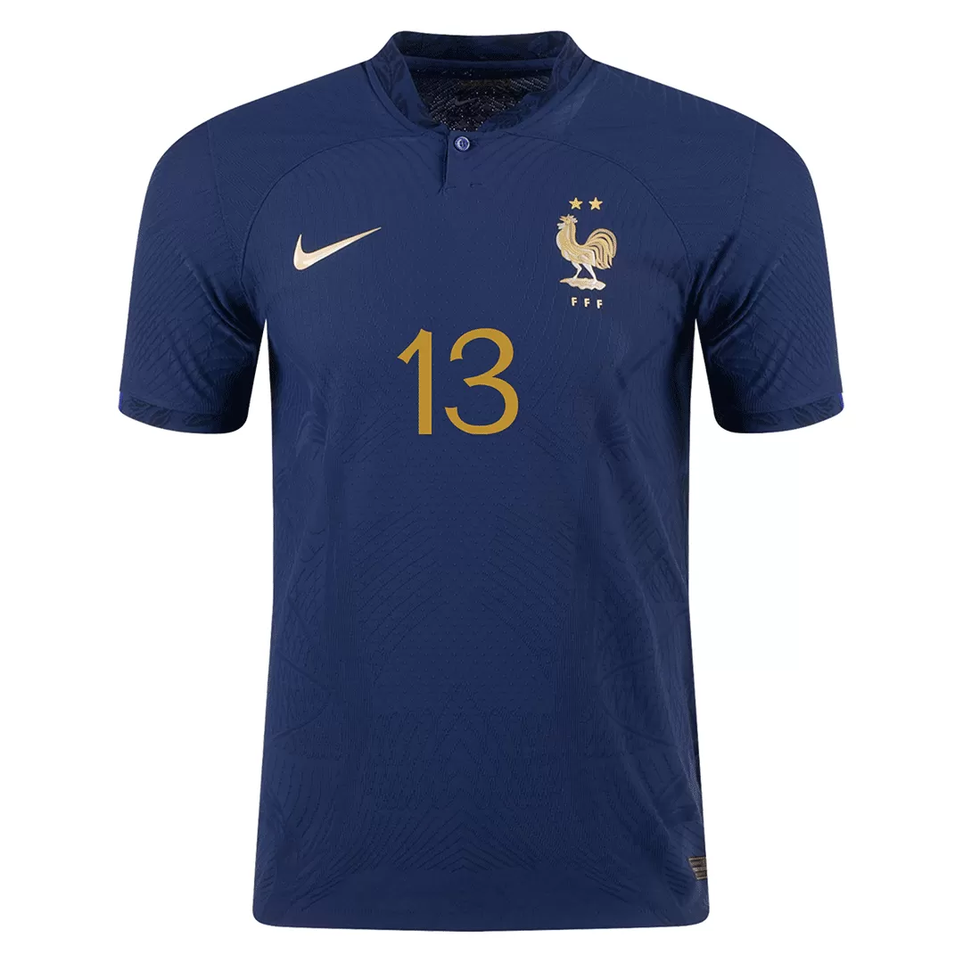 Authentic KANTE #13 France Football Shirt Home 2022 - bestfootballkits