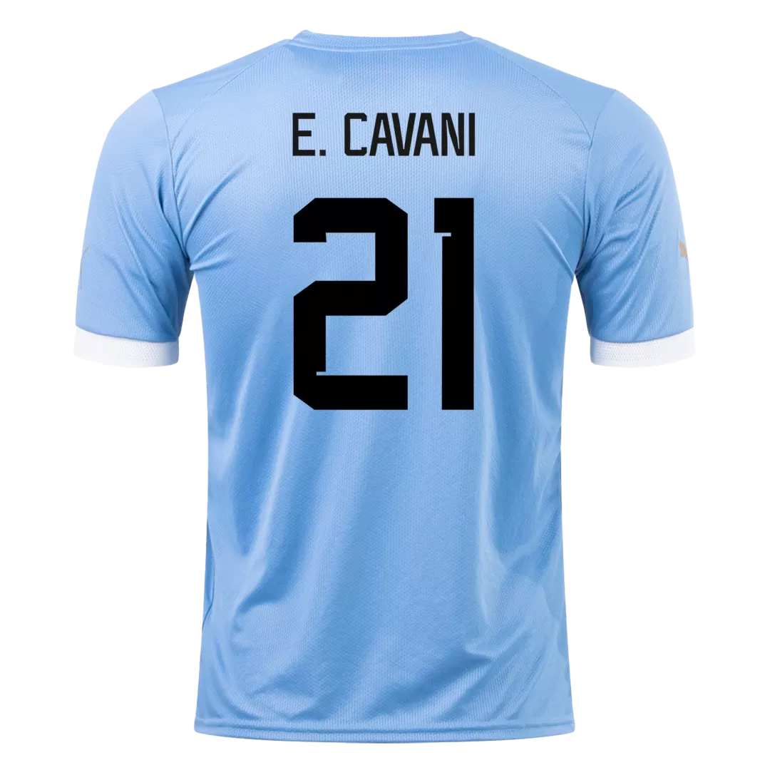 E.CAVANI #21 Uruguay Football Shirt Home 2022