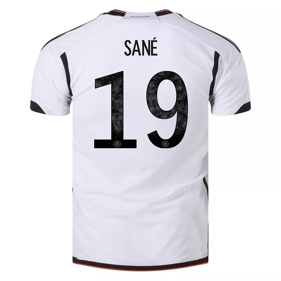 SANÉ #19 Germany Football Shirt Home 2022